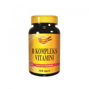 B kompleks vitamini, 100 tableta