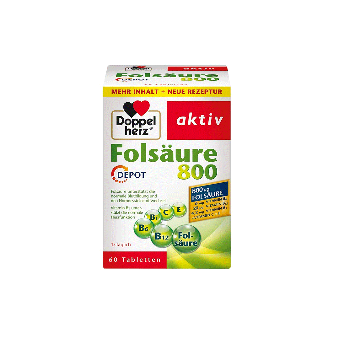 DOPPEL HERZ AKTIV FOLNA KIS. + B1 +B6+B12+C+E TBL A60 - Slika 2