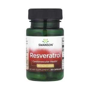 Resveratrol Swanson, 100 mg (30 kapsula)