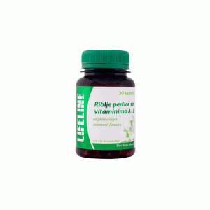 LIFELINE RIBLJE PERLE S VITAMINOM A I D CAPS A30