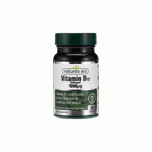 NATURES AID VITAMIN B12 SUBLINGVALNE TBL 90X1000MCG