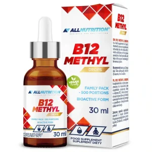 Vitamin B12 metilni, 30ml 500 doza, Allnutrition