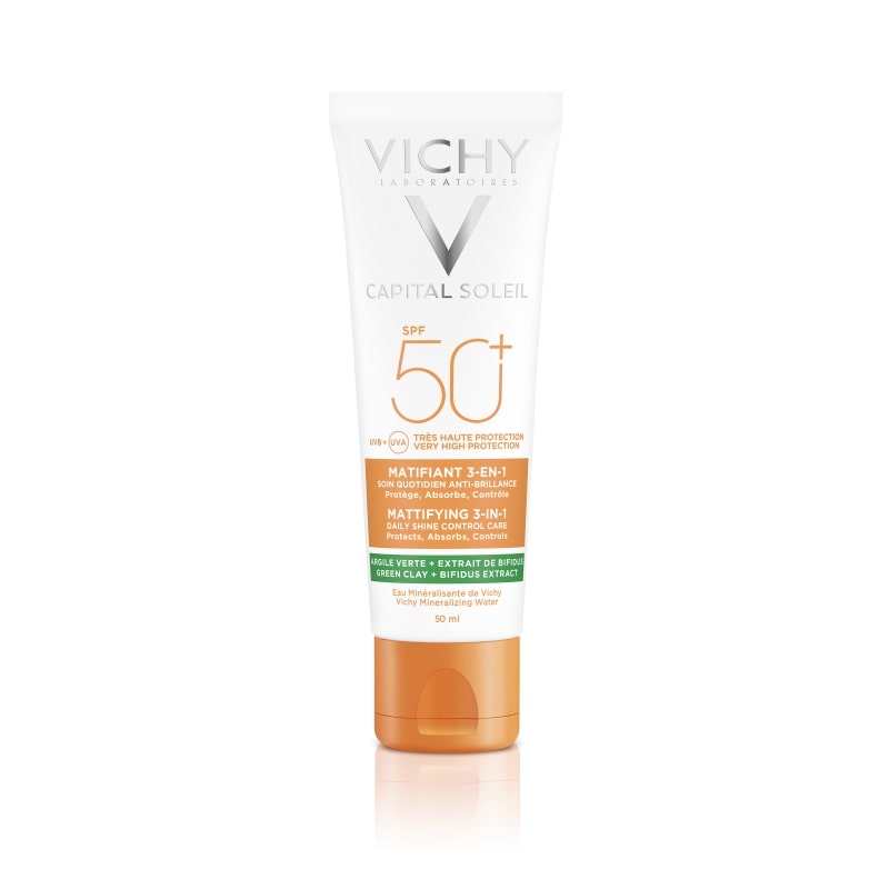 Vichy Capital Soleil 3u1 matirajuća njega SPF 50, 50 ml - Slika 2
