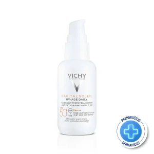 VICHY CAPITAL SOLEIL FLUID ZA LICE SPF50 PROTIV FOTO STARENJA (50ML)