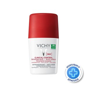 Vichy Clinical Control Roll-on dezodorans protiv neugodnih mirisa do 96h, 50 ml