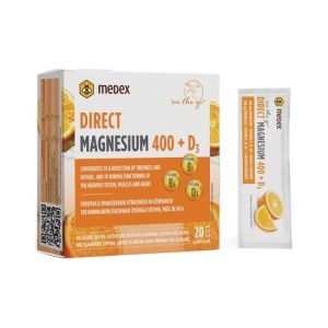 Direkt Magnezij 400 + D3 Medex (20 vrećica)