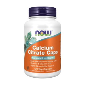 Kalcijev citrat NOW, 450 mg (120 kapsula)