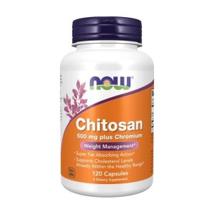 Chitosan (Kitozan) s kromom NOW (120 kapsula)