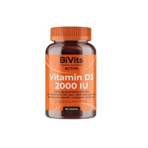 BIVITS Activa vitamin D3 2000IU tbl – za nadoknadu deficita vitamina D