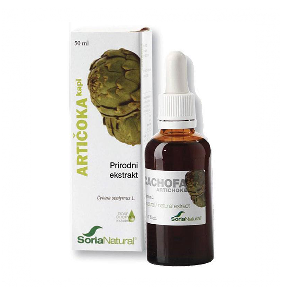 ARTIČOKA KAPI 50 ml, SORIA NATURAL - Slika 2