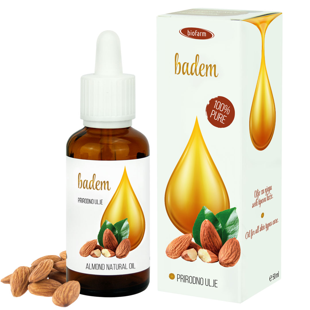 Natural Almond Oil, 50ml