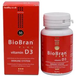 BIOBRAN PLUS VITAMIN D3, 90 TBL