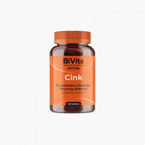 BIVITS CINK tbl 60x10mg Abela- za zdravlje prostate, za imunski sistem