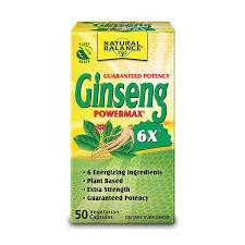 GINSENG 6X 50 KAPSULA,NATURAL BALANCE