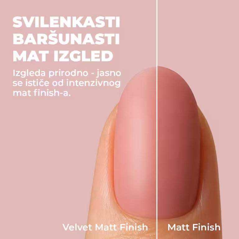 Gel Lak Velvet Matt Finish – No Wipe 6ml GL601012 - Slika 5