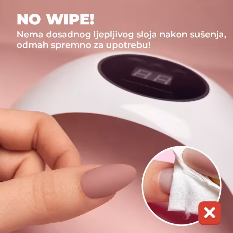 Gel Lak Velvet Matt Finish – No Wipe 6ml GL601012 - Slika 4