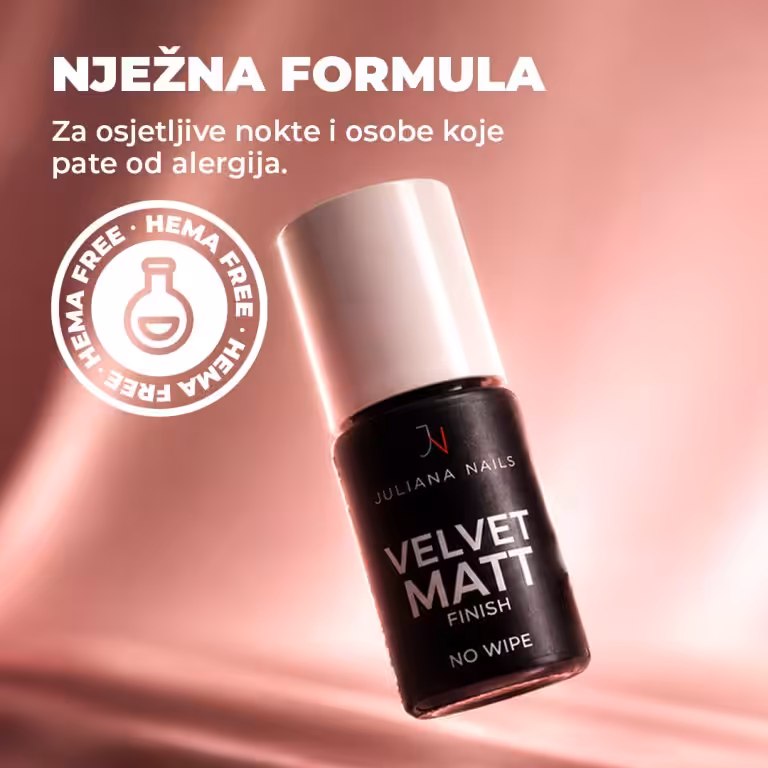 Gel Lak Velvet Matt Finish – No Wipe 6ml GL601012 - Slika 3