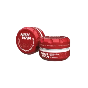 NISHMAN HAIR STYLING WAX 03 FLAMING 100 ML