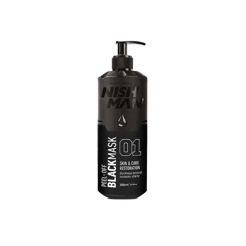 NISHMAN Peel-of Maska BLACK 01, 200 ML - Slika 2