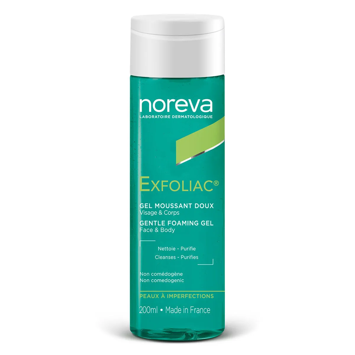 Noreva EXFOLIAC nježni pjenasti gel 200 ml - Slika 2