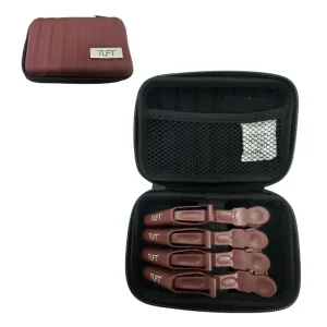 TUFT klipsa – krokodilka Maroon (4kom)