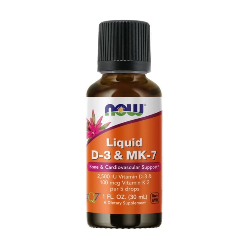 Tekući D3 i MK-7, NOW (30 ml) - Slika 2
