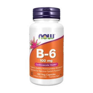 Vitamin B6 NOW, 100 mg (100 kapsula)