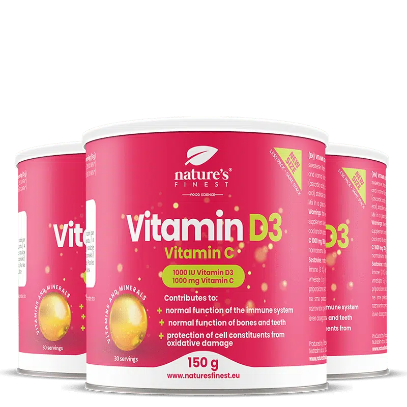 Vitamin D3 + Vitamin C paket