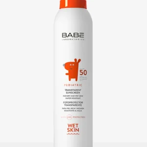 Laboratorios Babe Pediatric Wet skin trasparentni sprej SPF 50, 200 ml