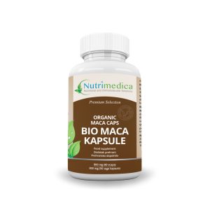 Maca bio 800 mg 90 vege kapsula, Nutrimedica