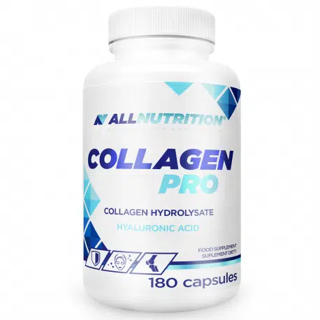 Collagen PRO, Kompleksna potpora za zglobove, kosu, kožu, nokte, 180 caps, Allnutrition