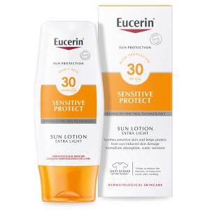 Eucerin Sensitive Protect ekstra lagani losion za zaštitu od sunca SPF 30