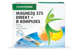 Magnezij 375 Direkt +B komplex a 20 vrećica Dietpharm - Slika 2