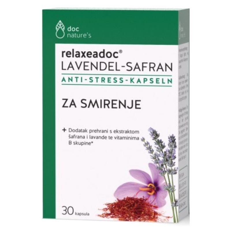 Relaxeadoc ŠAFRAN PLUS 30 mg