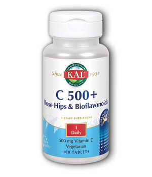KAL VIT C 500 ROSE HIPS & BIOFLAVONOIDES (A100)