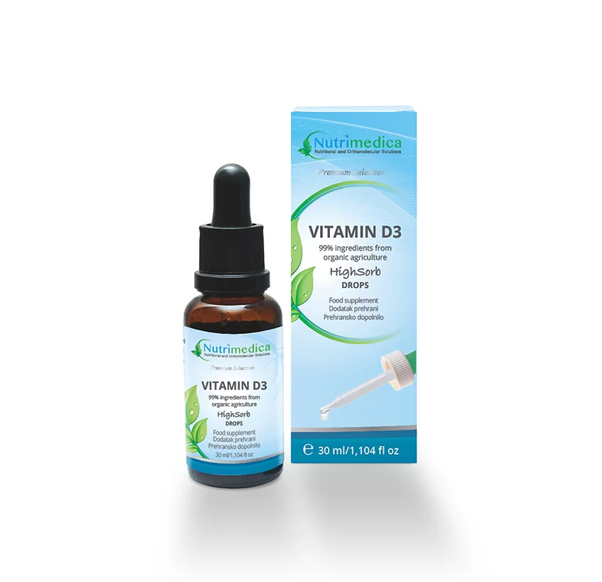 Vitamin D3 (kolekalciferol) 30ml - Slika 2