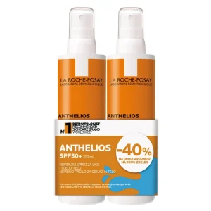 La Roche-Posay Anthelios nevidljivi sprej SPF50 2×200 ml