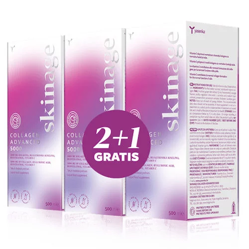 YASENKA SKINAGE COLLAGEN ADVANCED 5000 500ML 2+1 GRATIS - Slika 2